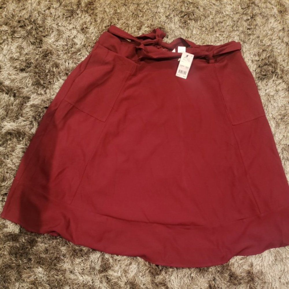 NY Collection Fit & Flare Skirt